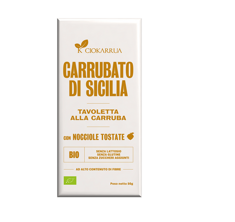 Carrubato di Sicilia con Nocciole Tostate