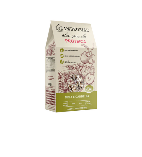 Übergranola Proteica Mela e Cannella