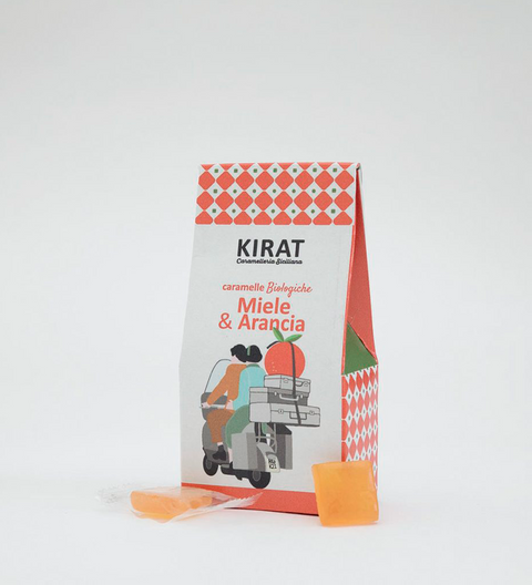 Caramelle Miele e Arancia Bio 40g