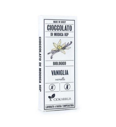 Tavoletta Cioccolato di Modica IGP - Vaniglia