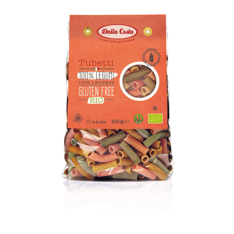 Tubetti mix 100% legumi bio Senza glutine