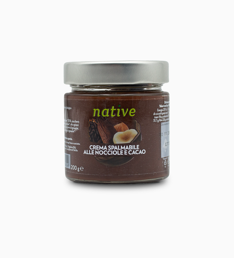 Crema Spalmabile alle Nocciole e Cacao - Native