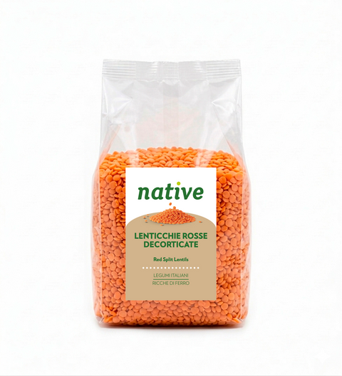 Lenticchie Rosse Decorticate Native 400g